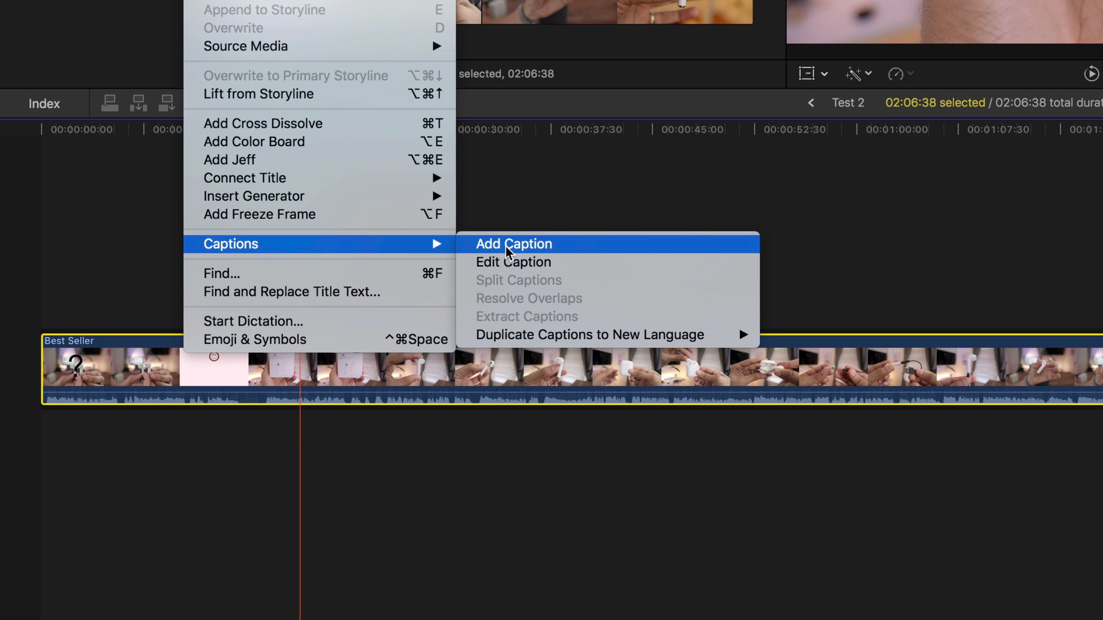 how to edit in final cut pro 10.4.2